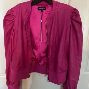 Generation Love Fuchsia Bomber Jacket